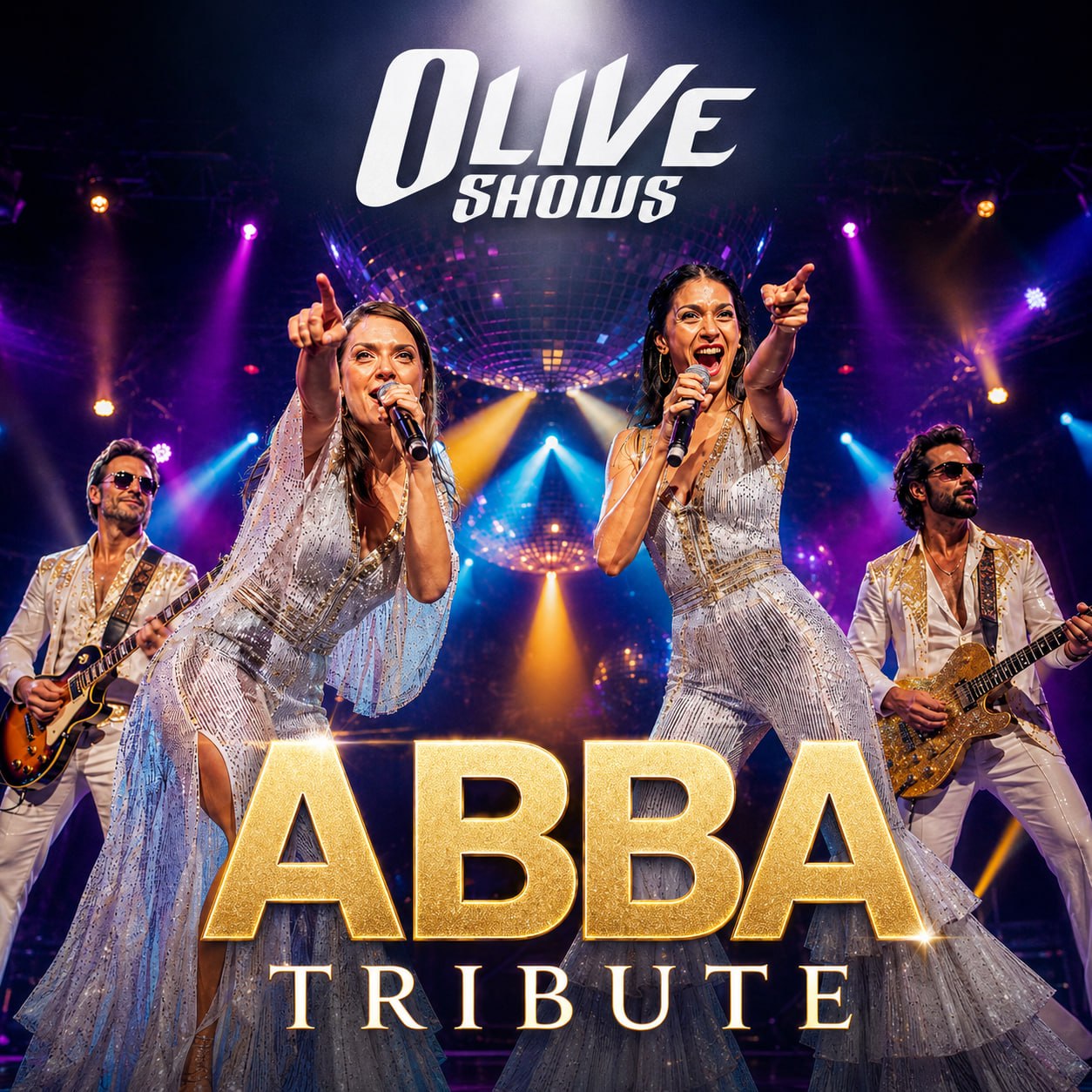 Olive Shows ABBA tribute poster